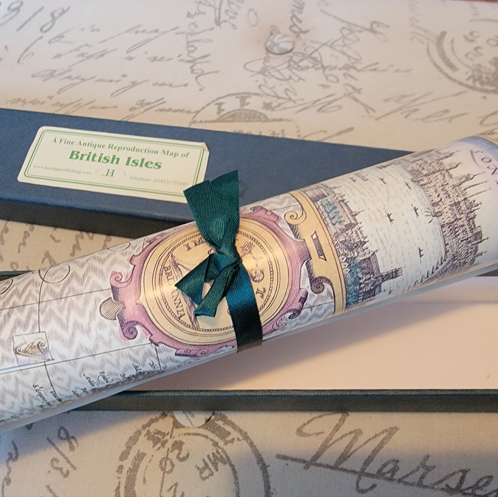 Antique Reproduction Map of British Isles